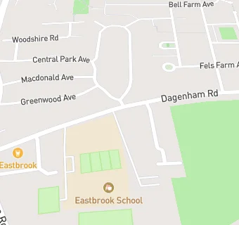 map for Eastbrook Pub