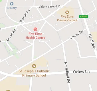 map for St Josephs Roman Catholic Primary School