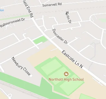 map for Northolt High School