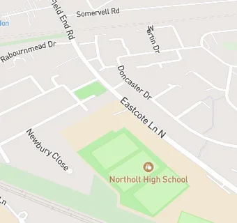 map for Olive Dining At Northolt HIgh School