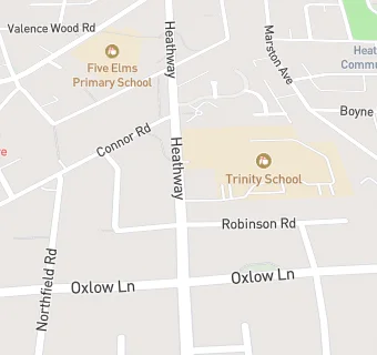 map for Trinity School