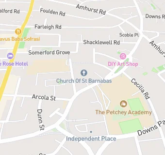 map for Shacklewell Arms