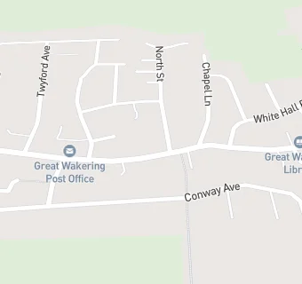 map for Great Wakering Community Centre
