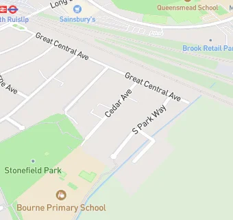 map for Bourne Primary School