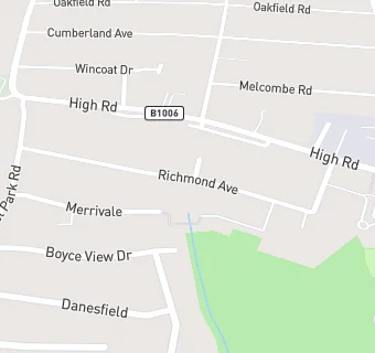 map for Richmond Hall & Car Park
