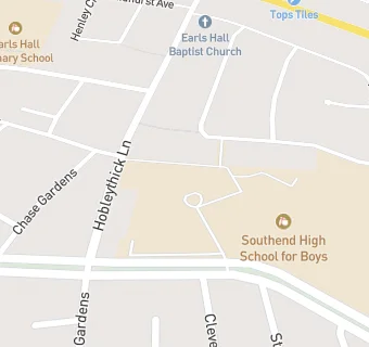 map for Southend High School for Boys