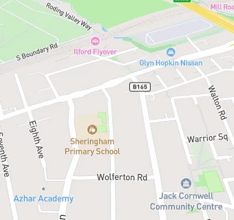 map for Sheringham Nursery School & Children's Centre