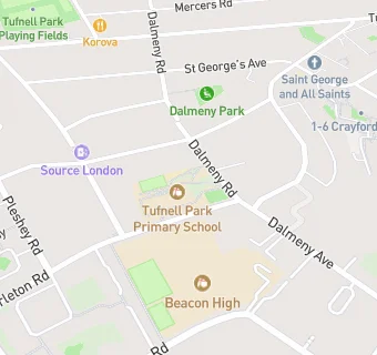 map for Tufnell Park Primary School