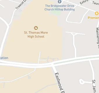 map for St Thomas More High School for Boys