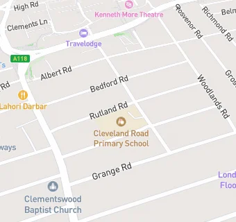map for Cleveland Road Primary School