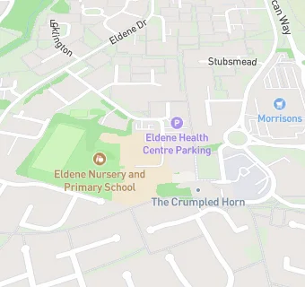 map for Eldene Infants' School