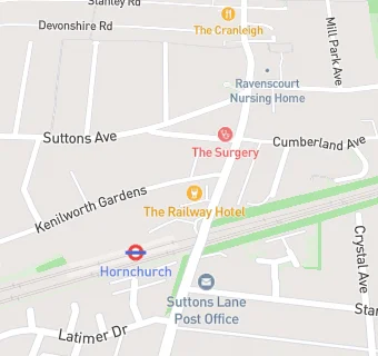 map for Railway Hotel