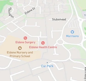 map for Eldene Health Centre ( Dr Guilding's Surgery)