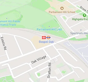 map for Gospel Oak Primary School