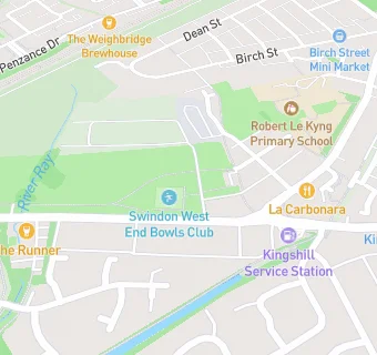 map for West End Bowls Club