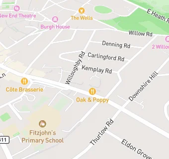 map for The Academy School