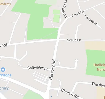 map for The Hollies Surgery