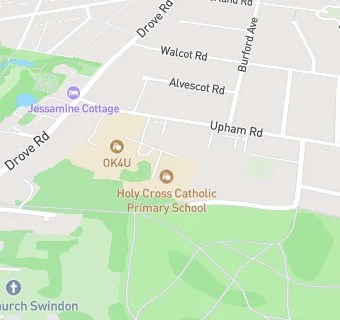 map for Holy Cross Catholic Primary School (Aspens Services Ltd)