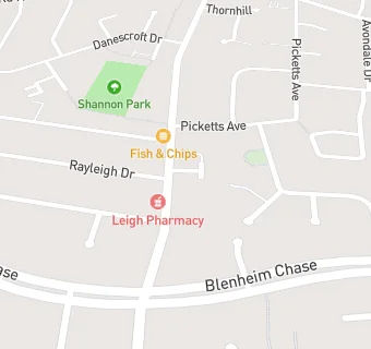 map for The Leigh Surgery