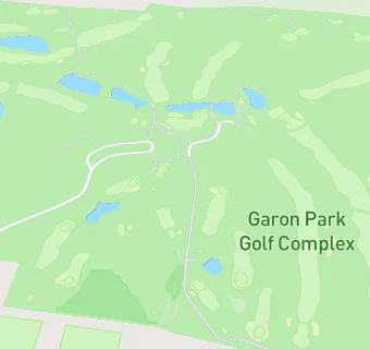 map for Garon Golf Complex