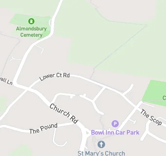 map for Almondsbury Dental Practice 