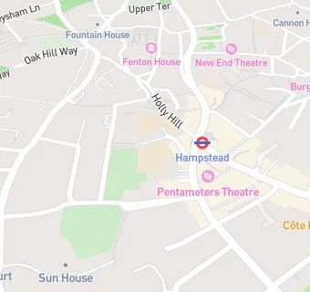 map for Hampstead Parochial Church of England Primary School