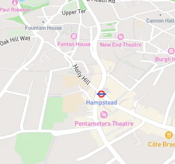 map for University College School JNR - Chartwells