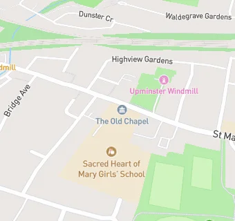 map for Sacred Heart of Mary Girls' School
