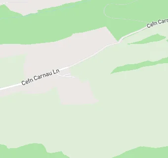 map for Cefn Carnau Hospital