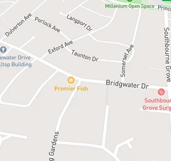 map for Bridgwater Pharmacy