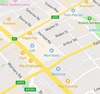 map for Morrisons