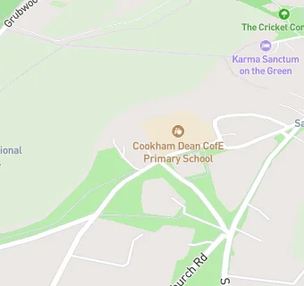 map for Cookham Dean CofE Primary School