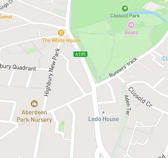 map for Clissold Park Tavern