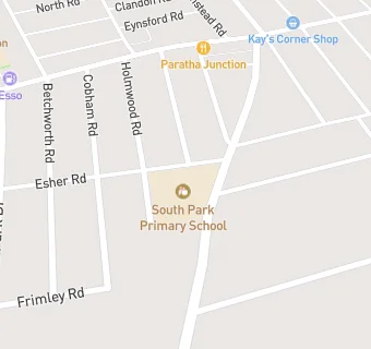 map for South Park Primary School