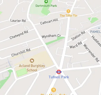 map for Junction Medical Practice (Site 2)