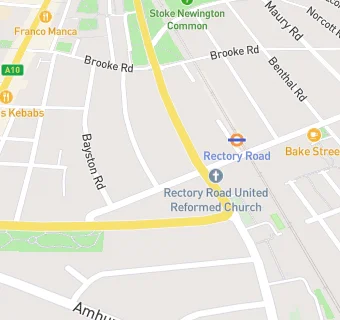 map for Hackney Care For Kids