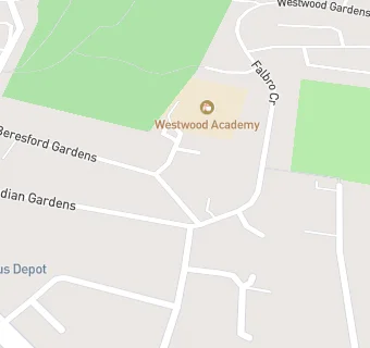 map for Westwood Academy