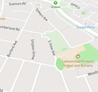 map for Lainesmead Primary School