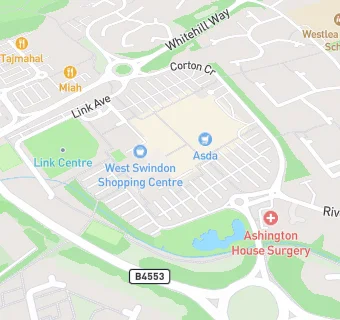 map for Asda Pharmacy