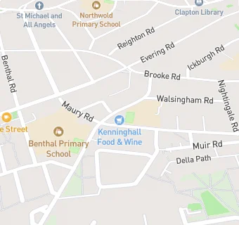 map for Kenninghall Food & Wines