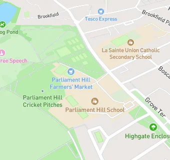 map for William Ellis Secondary School