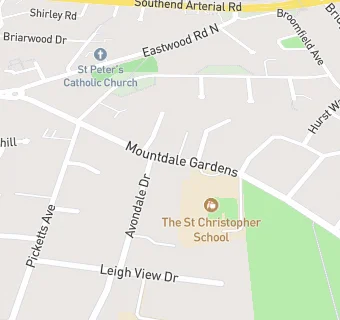 map for St Christopher Special School