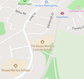 map for The Douay Martyrs Catholic School