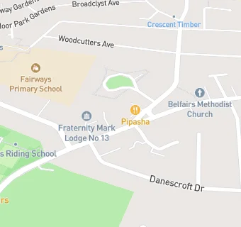 map for The Woodcutters Arms