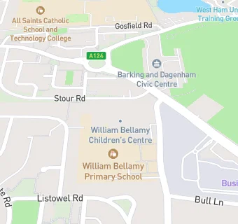 map for William Bellamy Primary School