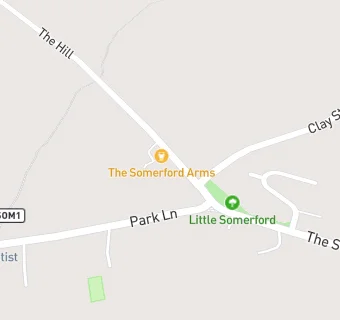 map for The Somerford Arms