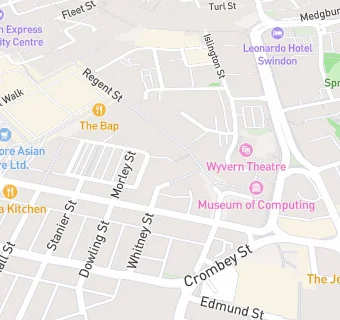 map for Premier Inn Swindon Town Centre