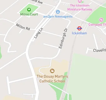 map for Douay Martyrs Catholic Secondary School