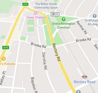 map for The Surgery (Brooke Road)