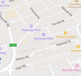 map for Ilford Medical Centre Branch